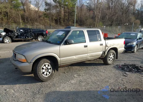 2002 GMC Sonoma Sls из США, поврежденный, VIN 1GTDT13W32K115102
